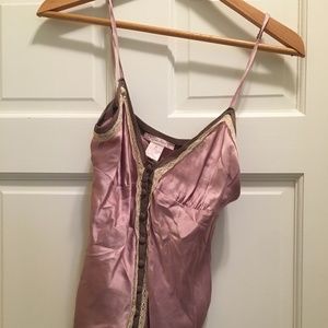 Gold Hawk Silk Camisole